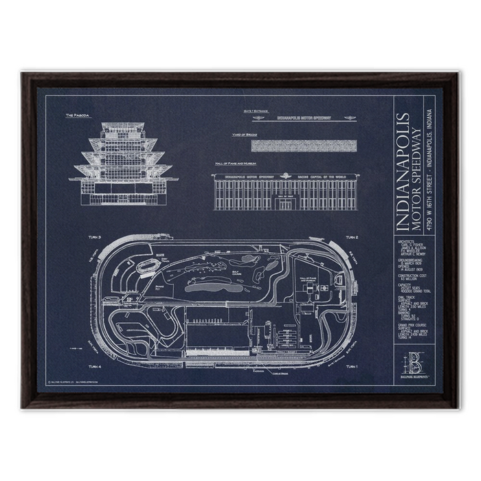 Framed Canvas - Small - Walnut