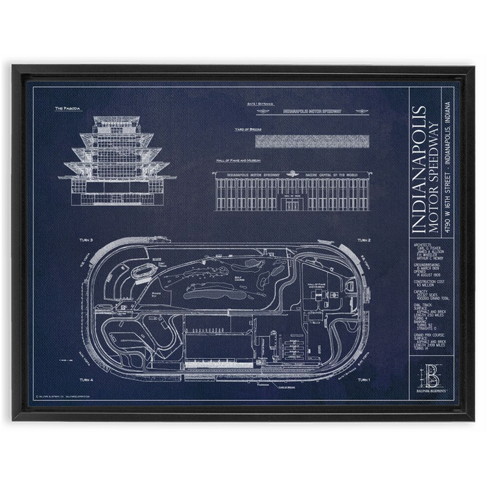 Framed Canvas - Large - Black
