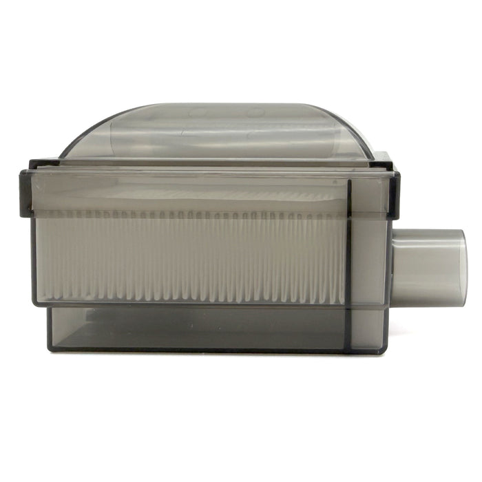 side view of black inlet filter for Phoenix 5 oxygen concentrator