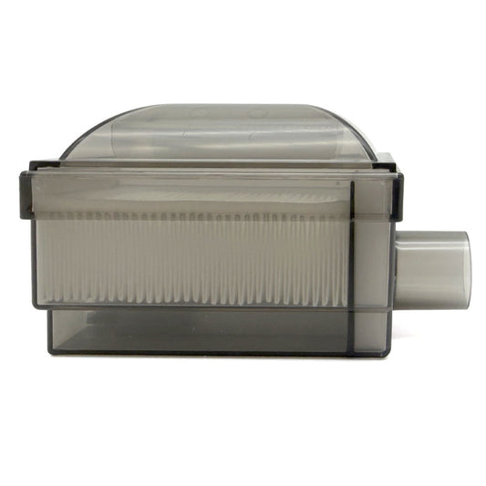 side view of black inlet filter for Phoenix 5 oxygen concentrator