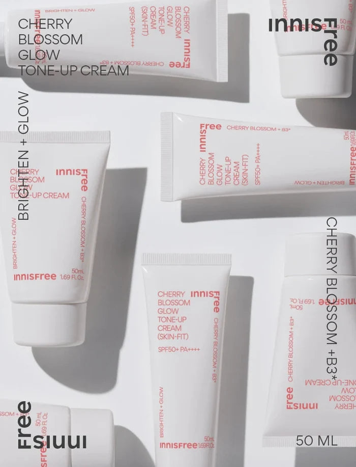 Innisfree jeju cherry blossom tone up cream كريم انزفري بلورد