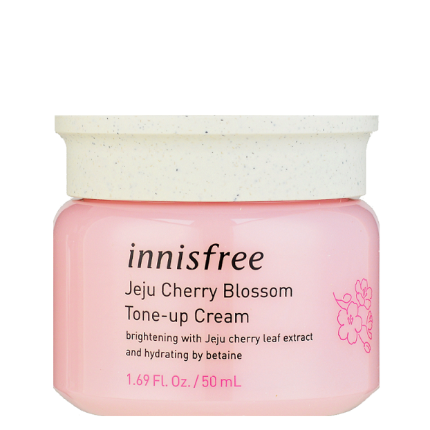 Innisfree jeju cherry blossom tone up cream كريم انزفري بلورد