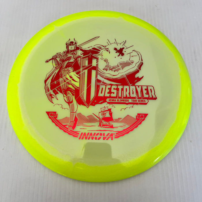 Yellow Halo/Red Stamp / 173-5 grams