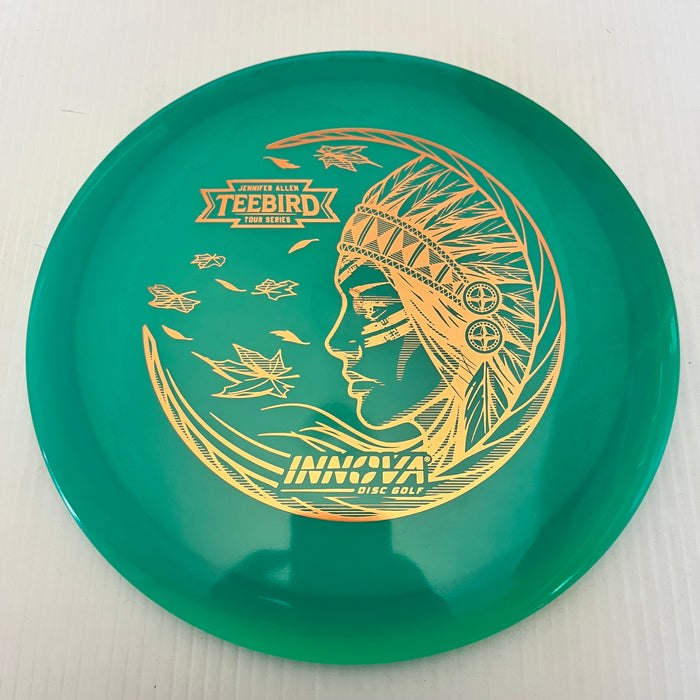 Glow Teal Blue/Orange Stamp / 173-5 grams