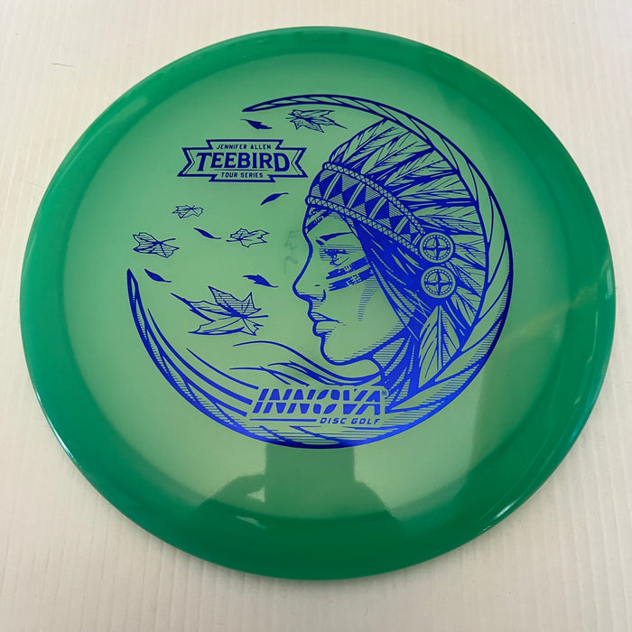 Glow Teal Blue/Blue Shatter Stamp / 173-5 grams