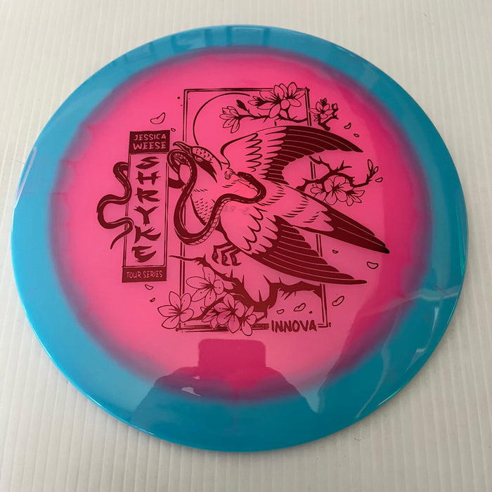 Blue Halo/Dark Red Stamp / 173-5 grams