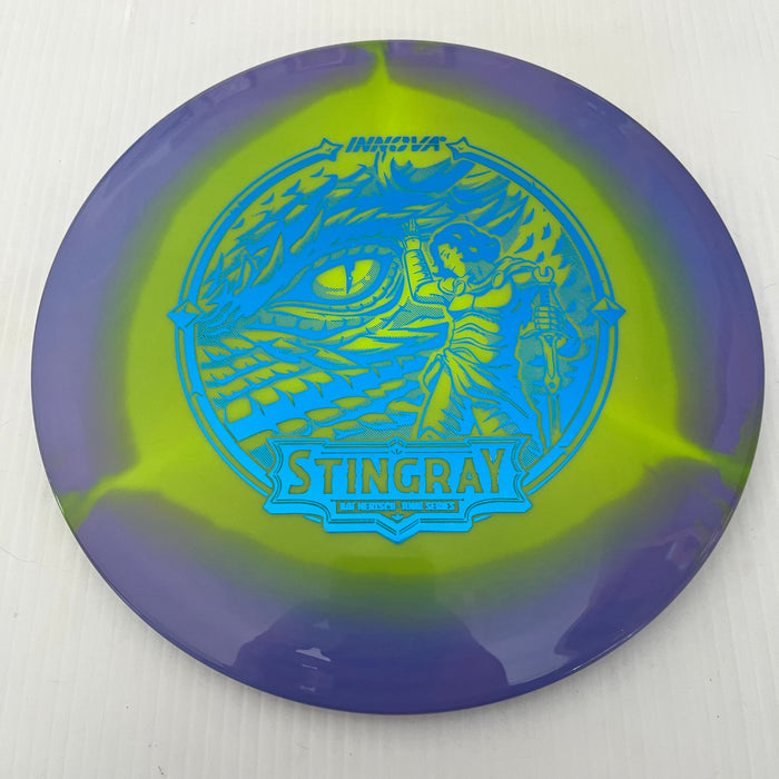 Purple Halo with a Yellow Plate/Blue Stamp / 180 grams
