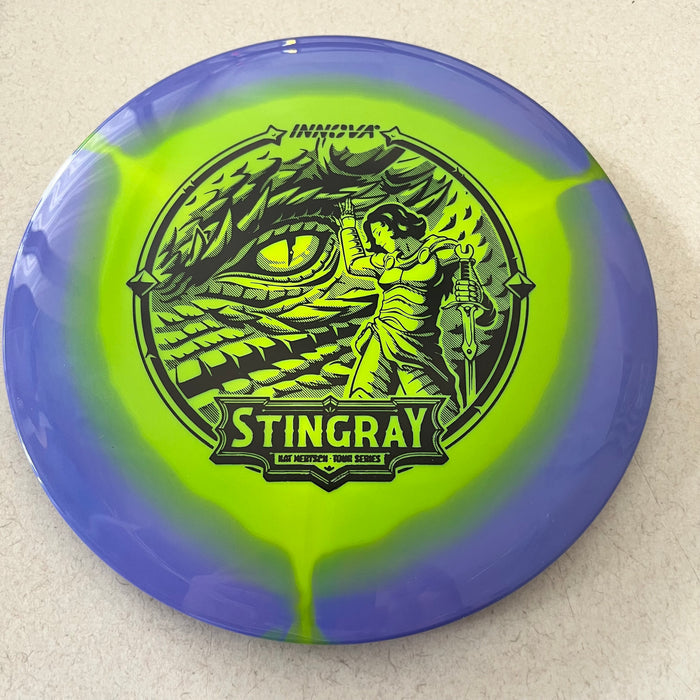 Purple Halo with a Yellow Plate/Black Stamp / 180 grams