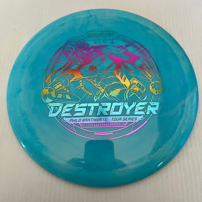 Swirly Blues/Rainbow Stamp/165g 10