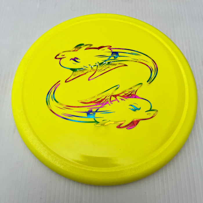 Yellow/Rainbow Shatter Stamp