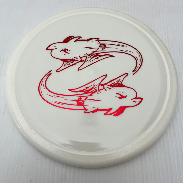 White/Red Stamp