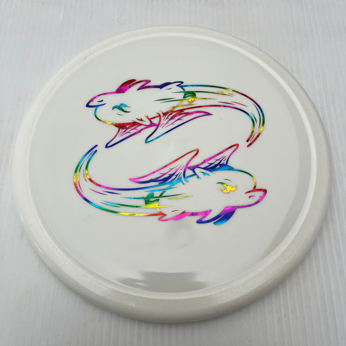 White/Rainbow Shatter Stamp