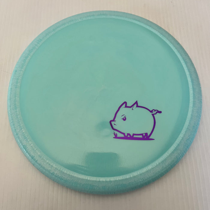 Light Blue/Purple Stamp / 173-5 grams