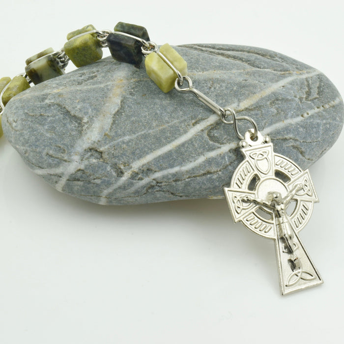 Irish Penal Rosary Keychain Great for Men