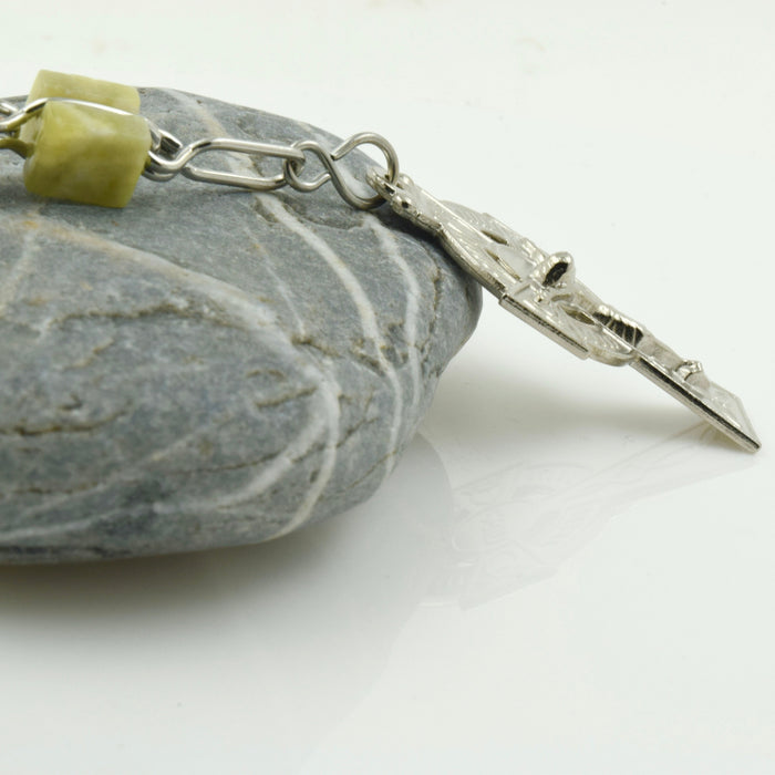 Irish Penal Rosary Keychain Great for Men