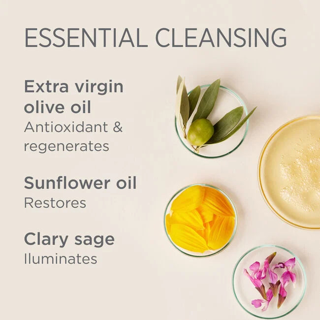 ISDIN Essential Cleansing with olive oil, sunflower oil and clary sage