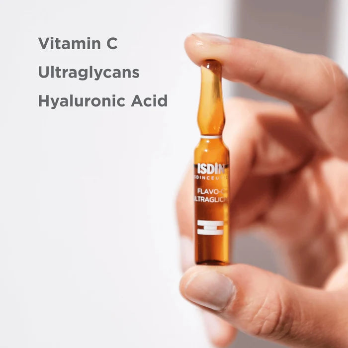 ISDIN Isdinceutics Flavo-C Ultraglicans ampoule with vitamin C, ultraglycans and hyaluronic acid