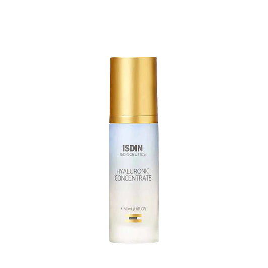 ISDIN Isdinceutics Hyaluronic Concentrate 30ml serum bottle with gold cap