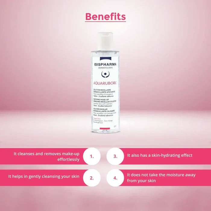 Isispharma Aquaruboril Soothing Make-up Removing Micellar 250ml