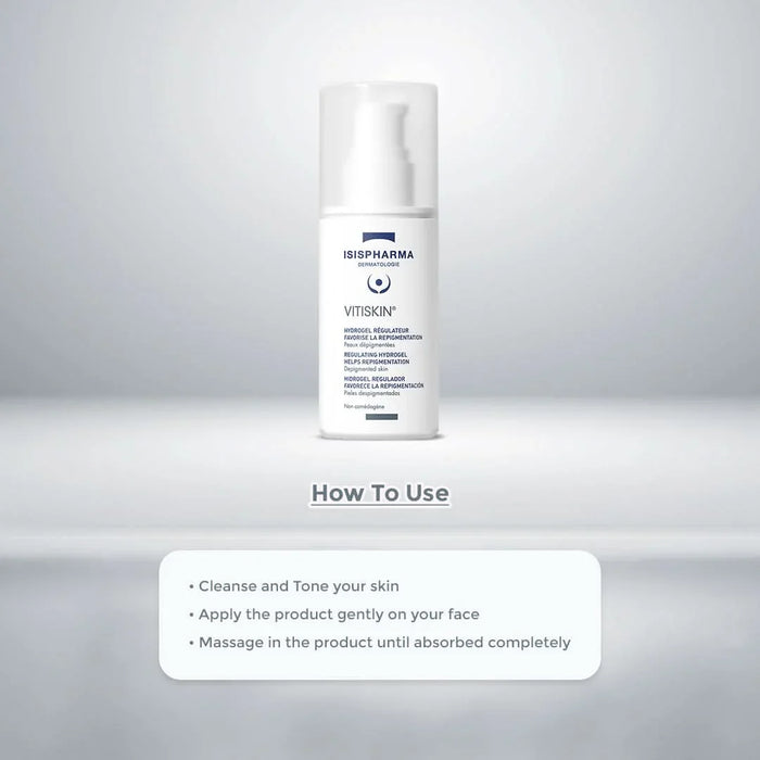 Isispharma Viti Skin Regulating Hydrogel Helps Repigmentation - How to Use