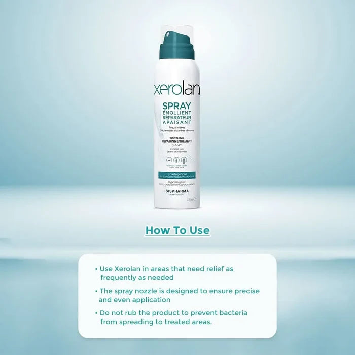 Isispharma Xerolan Soothing Repairing Emollient Spray 150ml