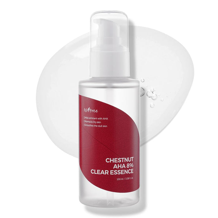 ISNTREE CHESTNUT AHA 8% CLEAR ESSENCE مستخلص الاحماض للعناية بالبشرة من ازنتري