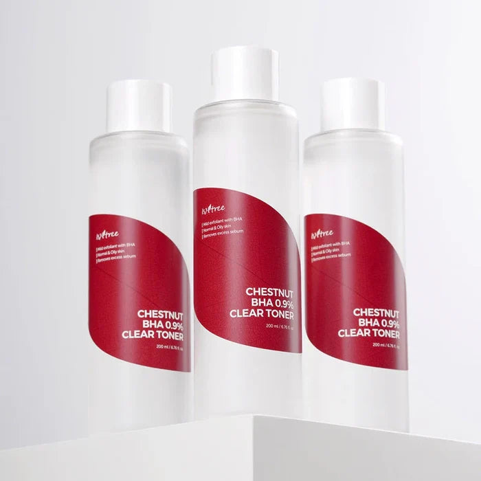 ISNTREE CHESTNUT BHA 0.9% CLEAR TONER تونر البشرة من ازنتري