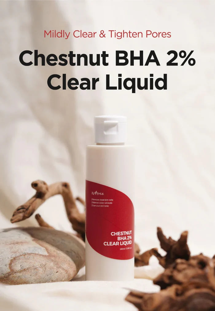 ISNTREE chestnut BHA 2% Clear Liquid تونر الكستناء للبشرة من ازنتري