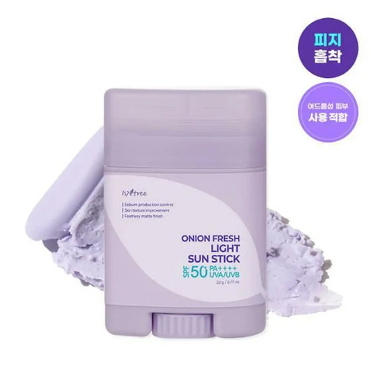 ISNTREE Onion Fresh Light Sun Stick byعصا واقي الشمس بالبصل من ازنتري