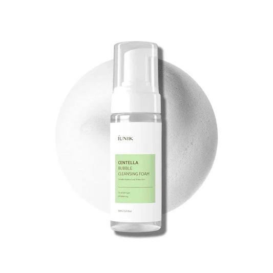 IUNIK CENTELLA BUBBLE CLEANSING FOAM غسول رغوي بالسنتلا من اي يونيك