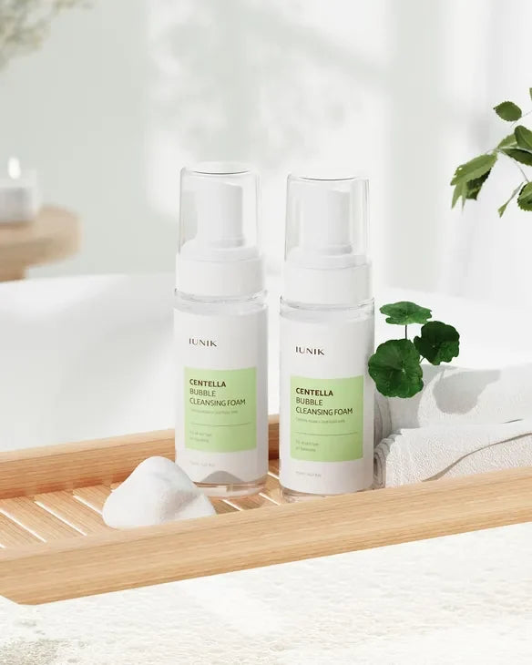 IUNIK CENTELLA BUBBLE CLEANSING FOAM غسول رغوي بالسنتلا من اي يونيك