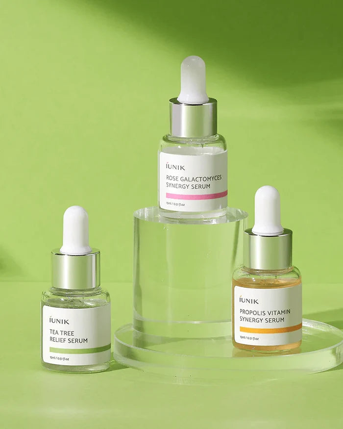 IUNIK DAILY SERUM TRIAL KIT بكج سيرومات الحجم الميني اي يونيك