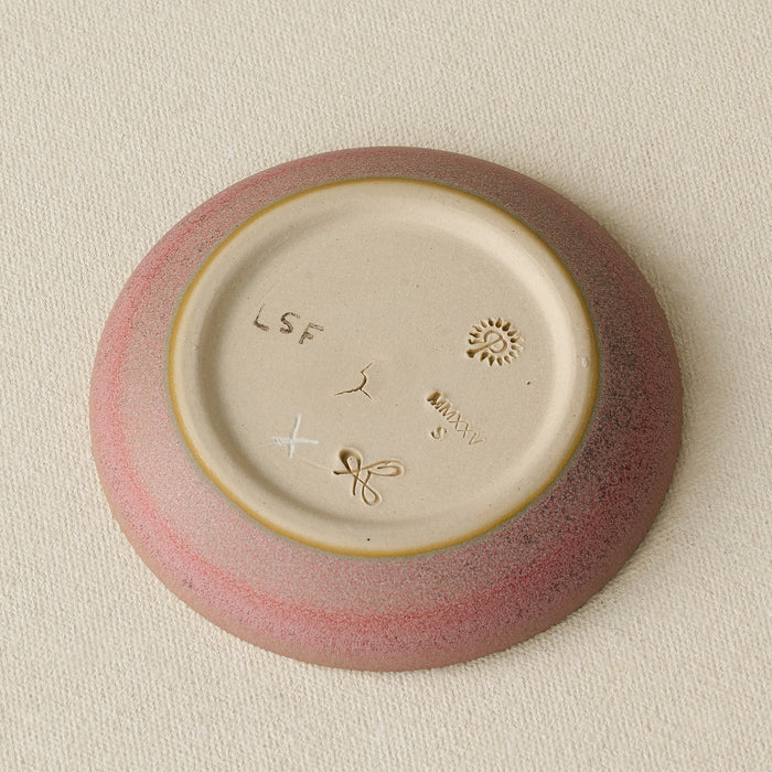 Close-up details of the one-of-a-kind jewelry dish.