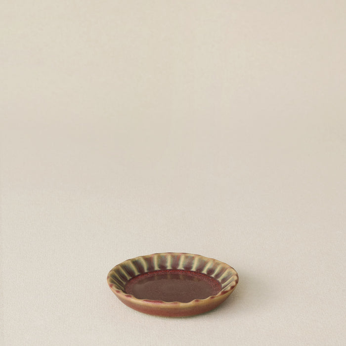 Hand-thrown and hand-glazed ceramic jewelry dish by Rookwood Pottery