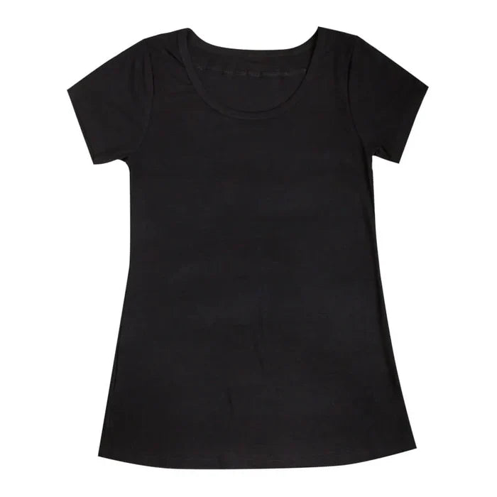 Joha bambus kort ærmet t-shirt sort