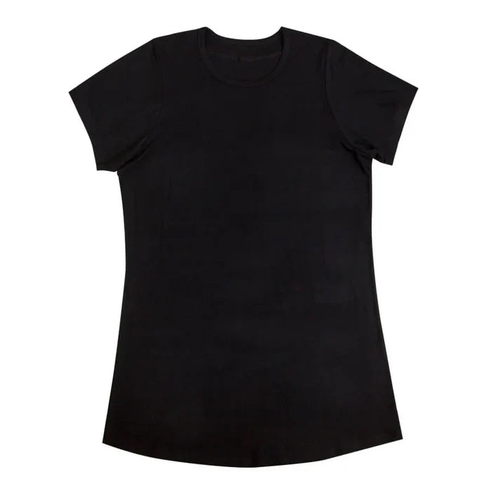 Joha bambus stor t-shirt sort