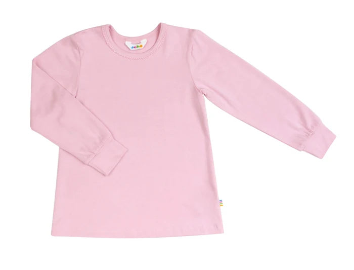 Joha økologisk bambus pyjamasbluse i lyserød