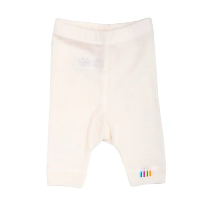 Joha uld leggings i naturhvid