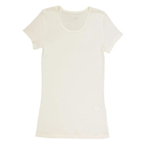 Joha uld t-shirt naturhvid