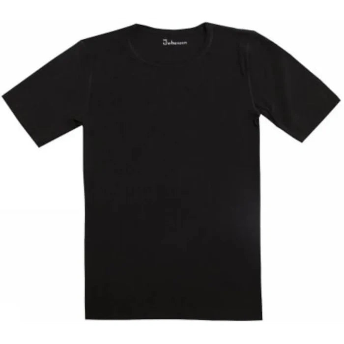 Johansen uld-silke t-shirt sort