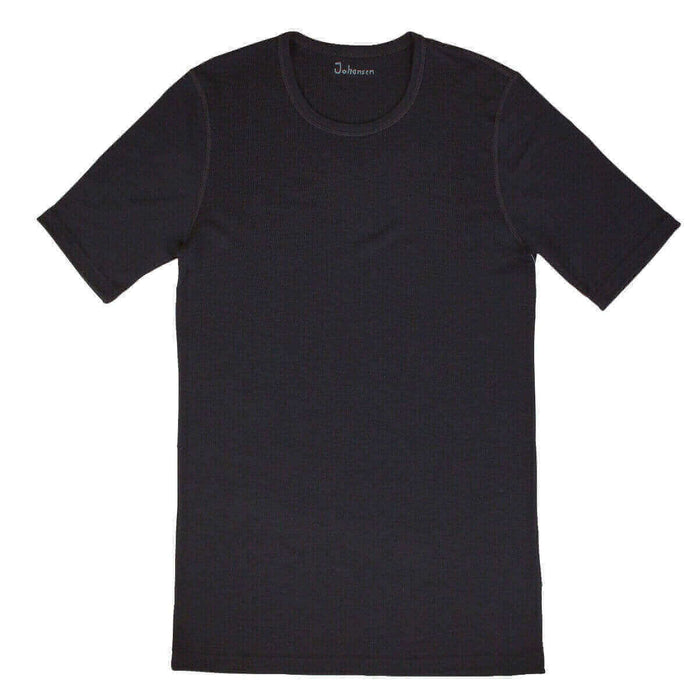 Johansen uld t-shirt sort-0