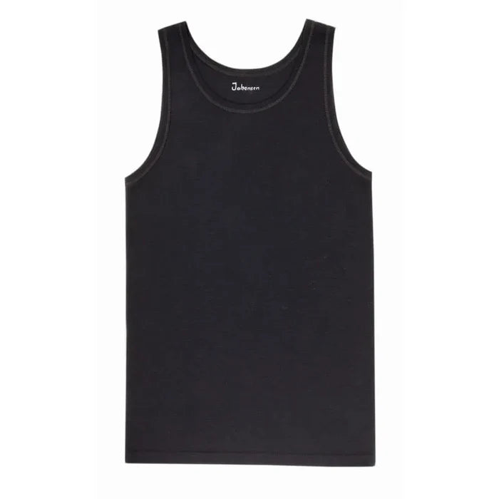 Johansen uld undertrøje til mænd i sort