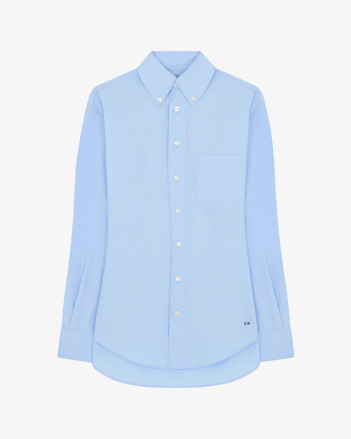 Johnny Fitted Shirt - Pale Blue