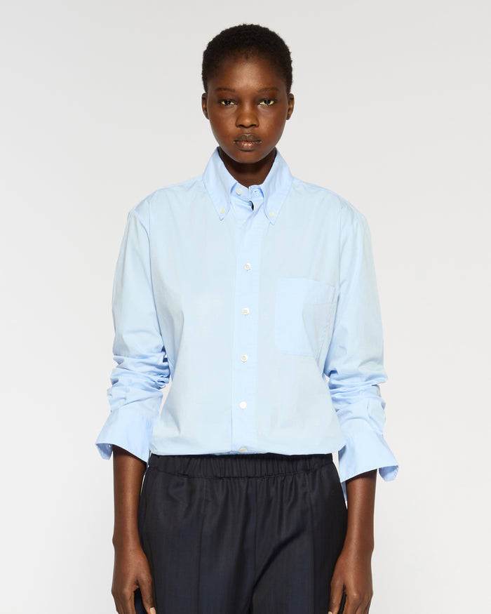 Johnny Fitted Shirt - Pale Blue