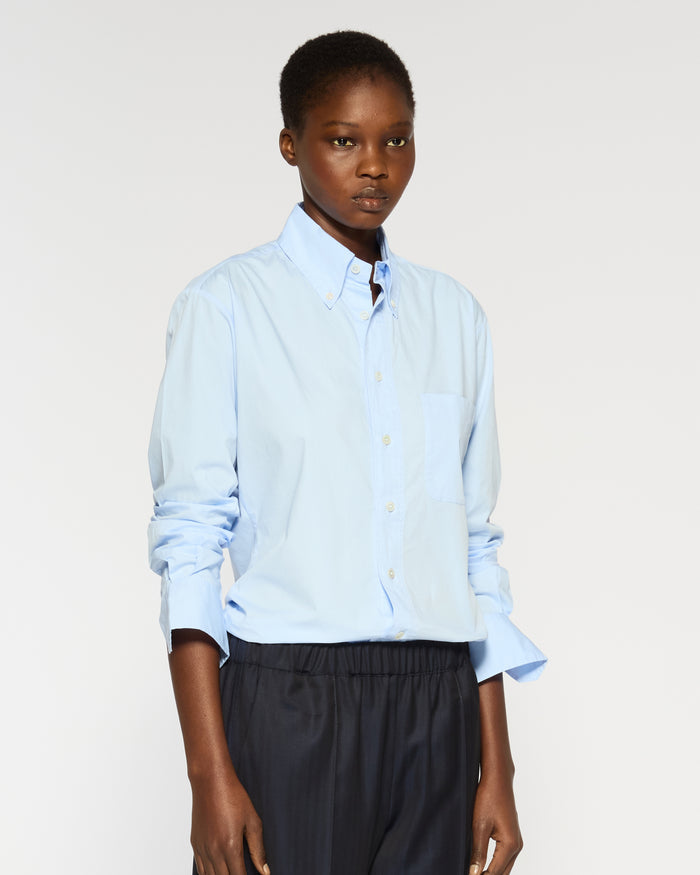 Johnny Fitted Shirt - Pale Blue