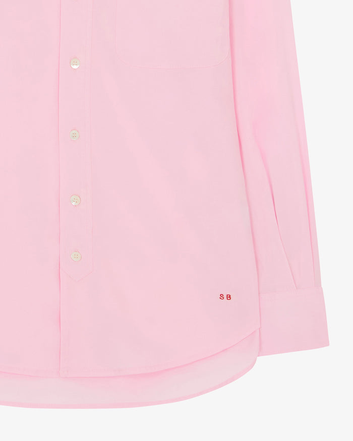 Johnny Fitted Shirt - Pale Pink
