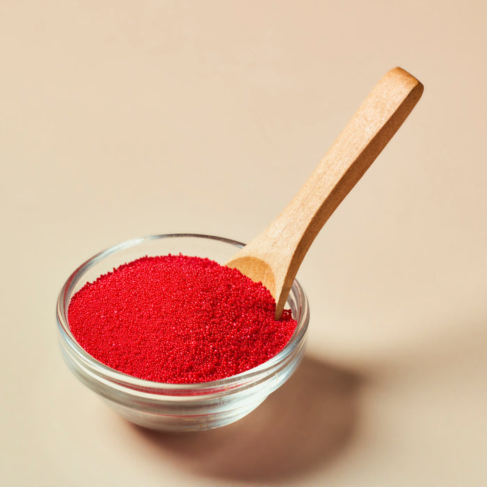 Jojoba Beads: Radiant Red - close-up