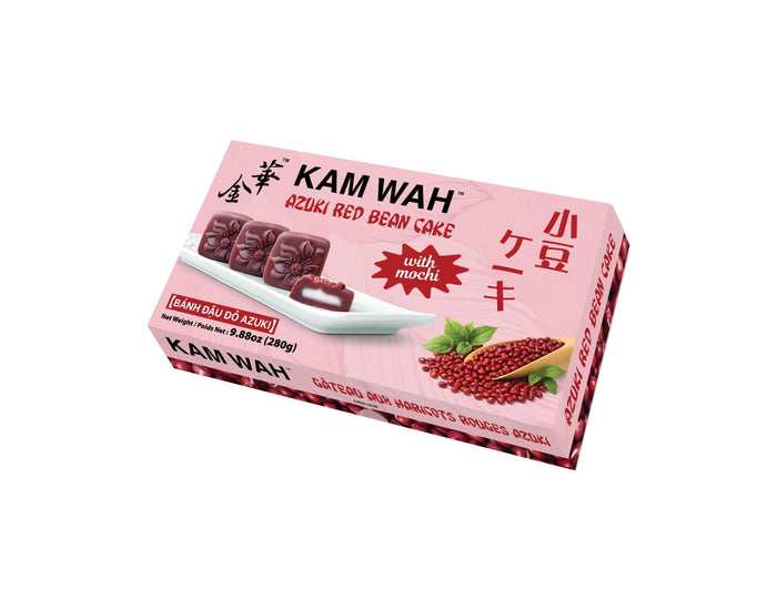 Kam Wah Azuki Red Bean Cake with Mochi – 2-Pack Box