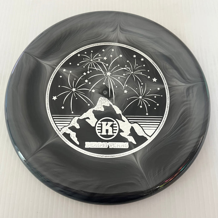 Swirly Grey & Black/Silver Stamp/174g 7