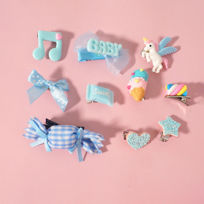 Blue Hair Clip